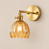 Blossix Floral Tulip Wall Sconce – Modern Wall Lamp Metal Base for Home Interior Lighting