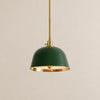 Forvara Classic Bell Pendant Light Industrial Pole Pendant Fixture for Dining Room