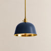 Forvara Classic Bell Pendant Light Industrial Pole Pendant Fixture for Dining Room