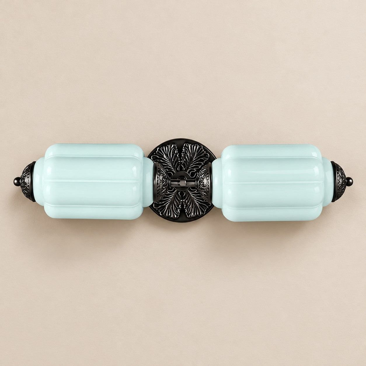 Eloise Pumkin Glass Vanity Sconce