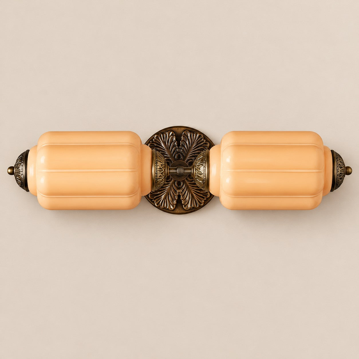 Eloise Pumkin Glass Vanity Sconce