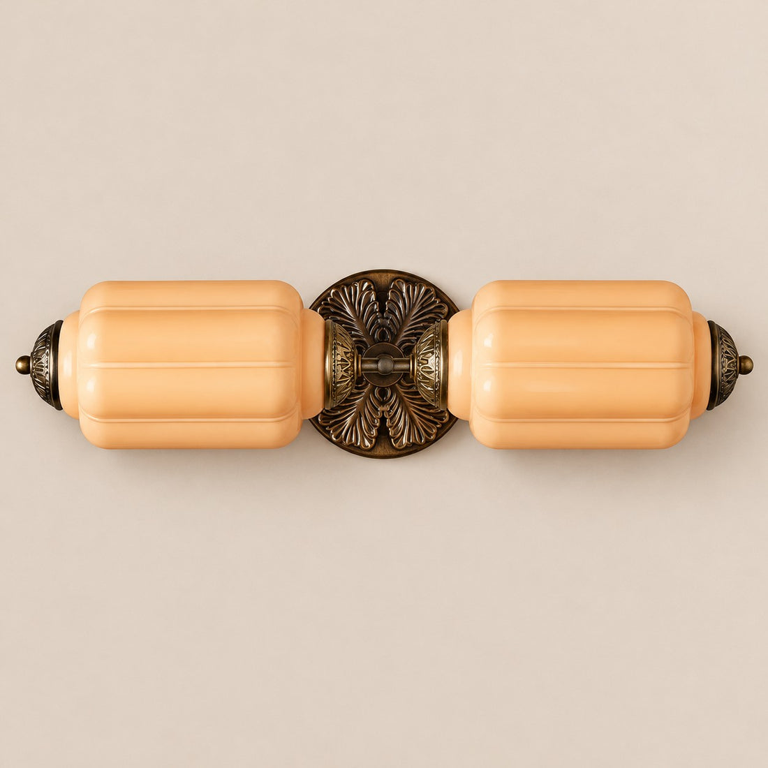 Eloise Pumkin Glass Vanity Sconce