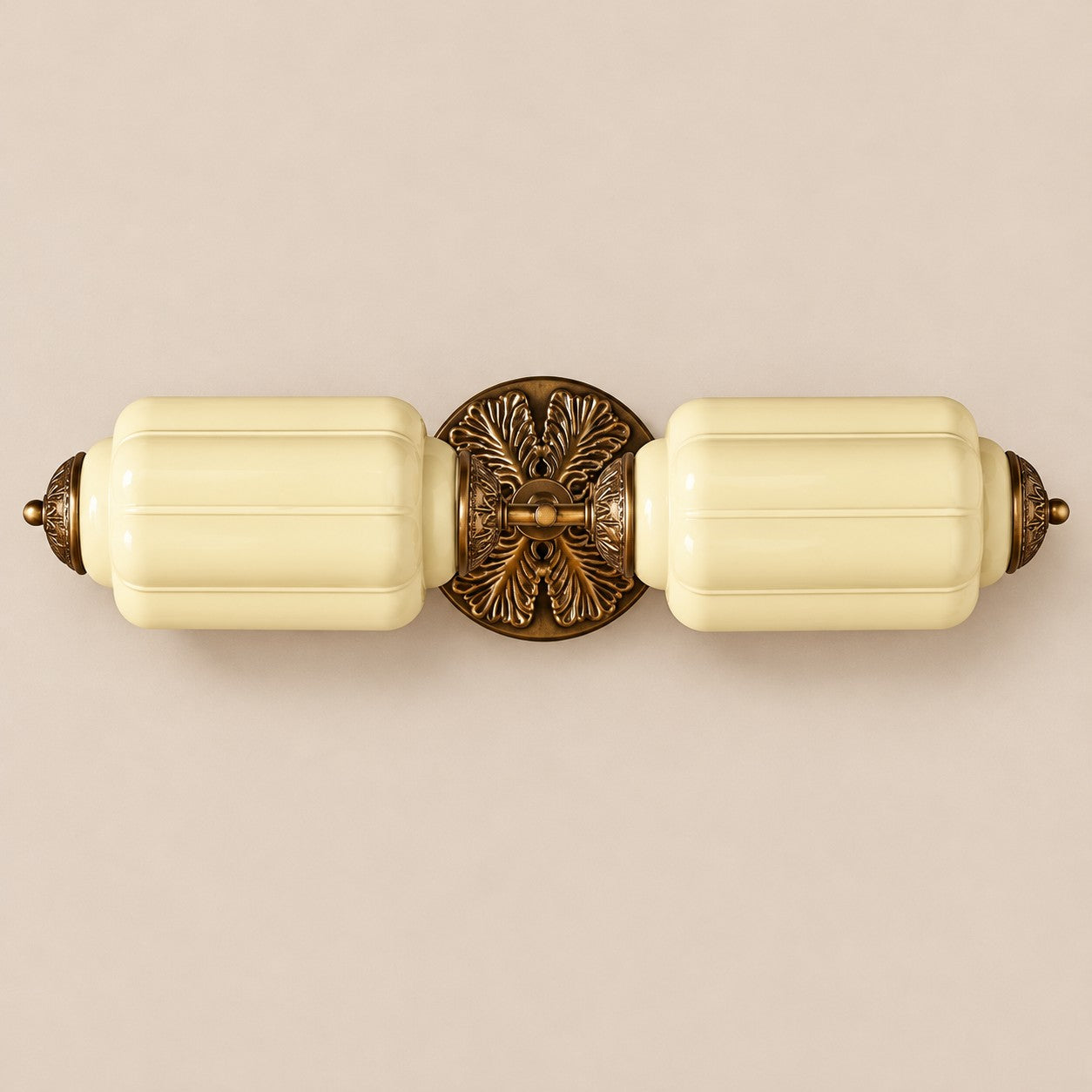 Eloise Pumkin Glass Vanity Sconce