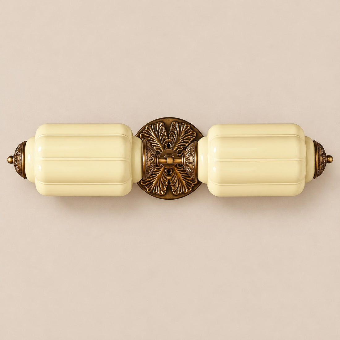 Eloise Pumkin Glass Vanity Sconce