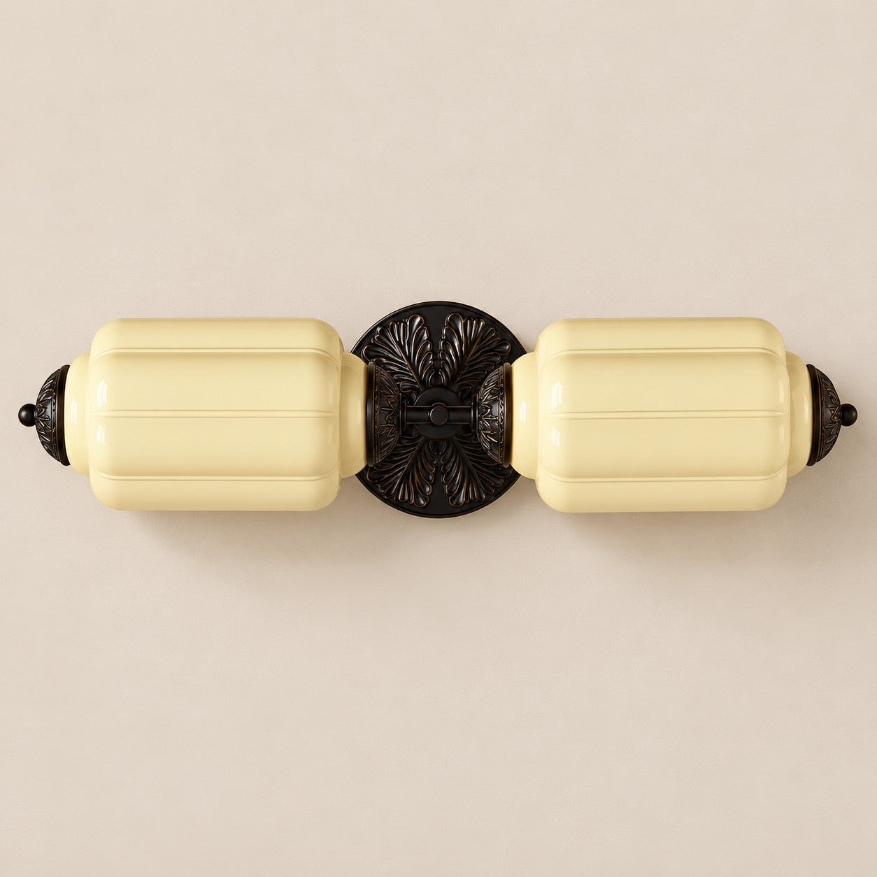 Eloise Pumkin Glass Vanity Sconce