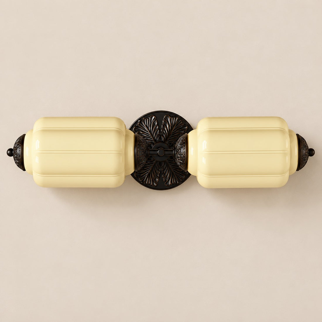 Eloise Pumkin Glass Vanity Sconce