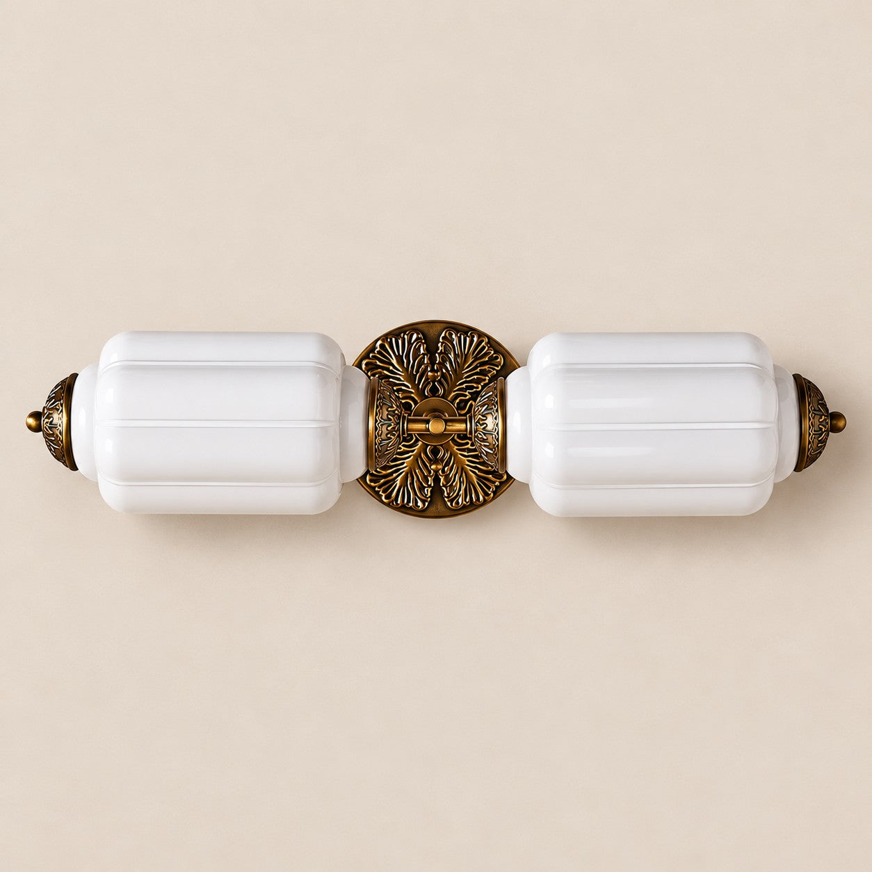 Eloise Pumkin Glass Vanity Sconce