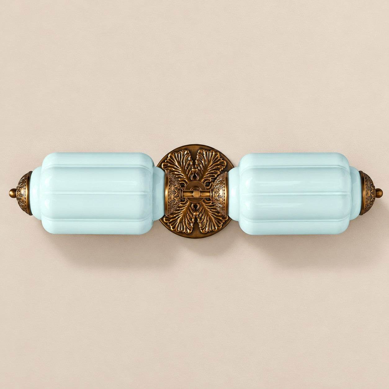 Eloise Pumkin Glass Vanity Sconce