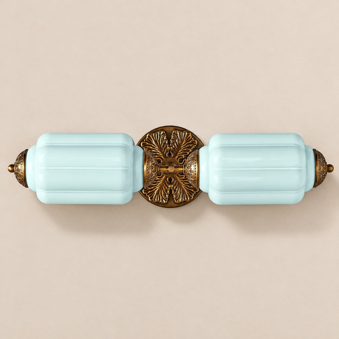 Eloise Pumkin Glass Vanity Sconce