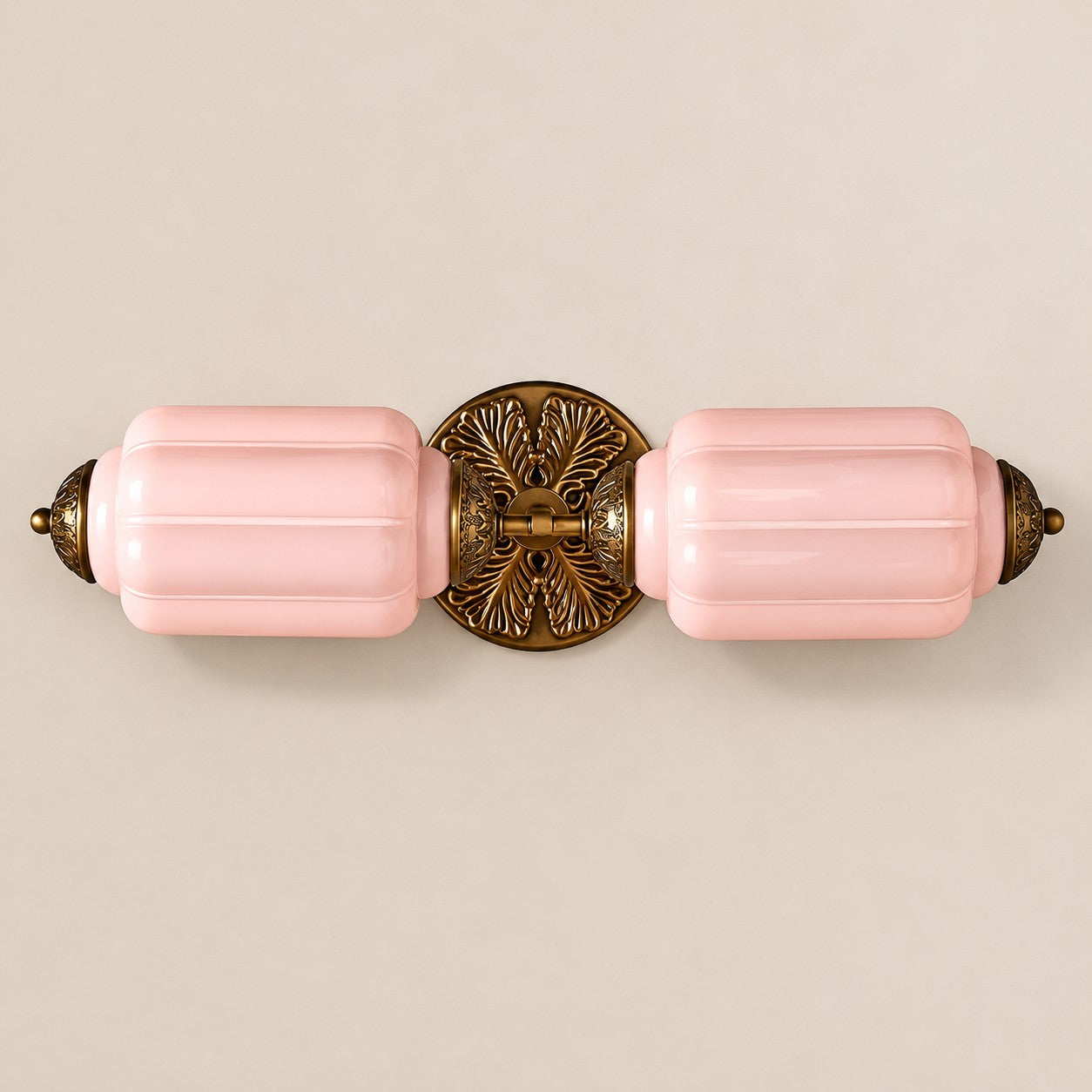 Eloise Pumkin Glass Vanity Sconce