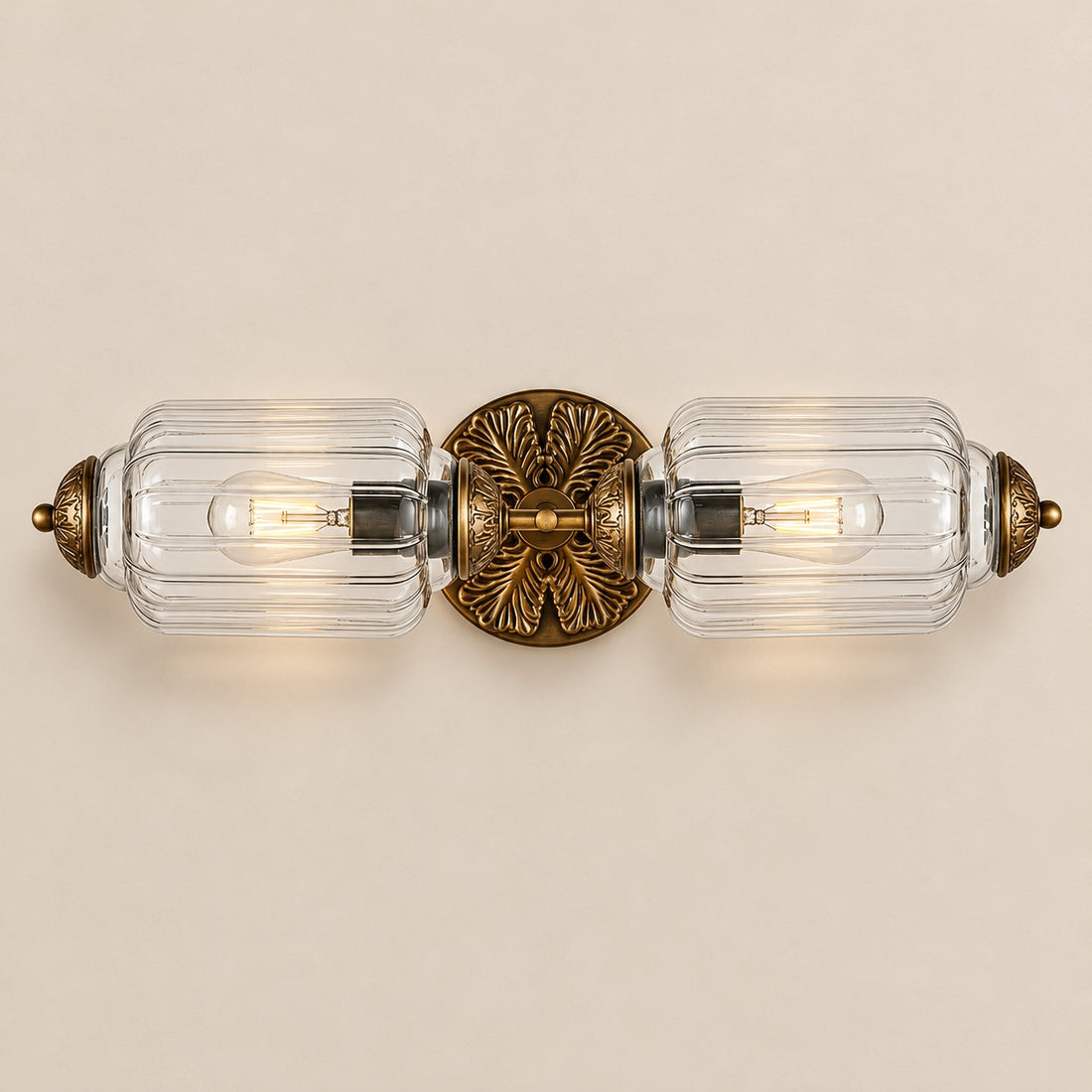 Eloise Pumkin Glass Vanity Sconce