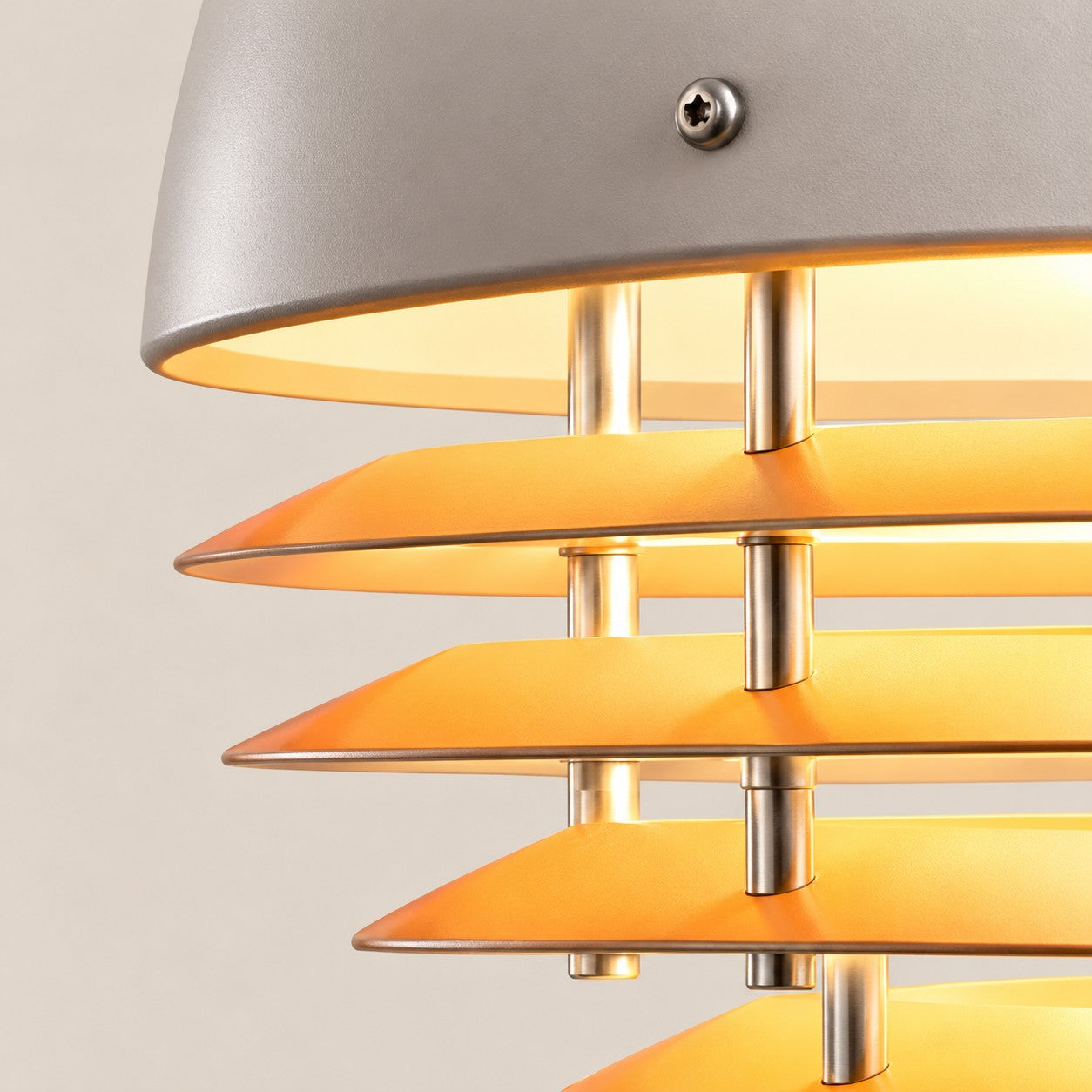 Afterglow Modern Layered Acrylic Sunset Pendant Light for Living Room and Bedroom