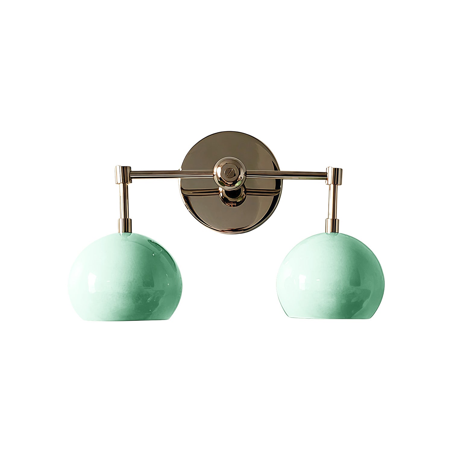 Spring Green Shades Sconce - Double Bubble Pop Vanity Wall Light
