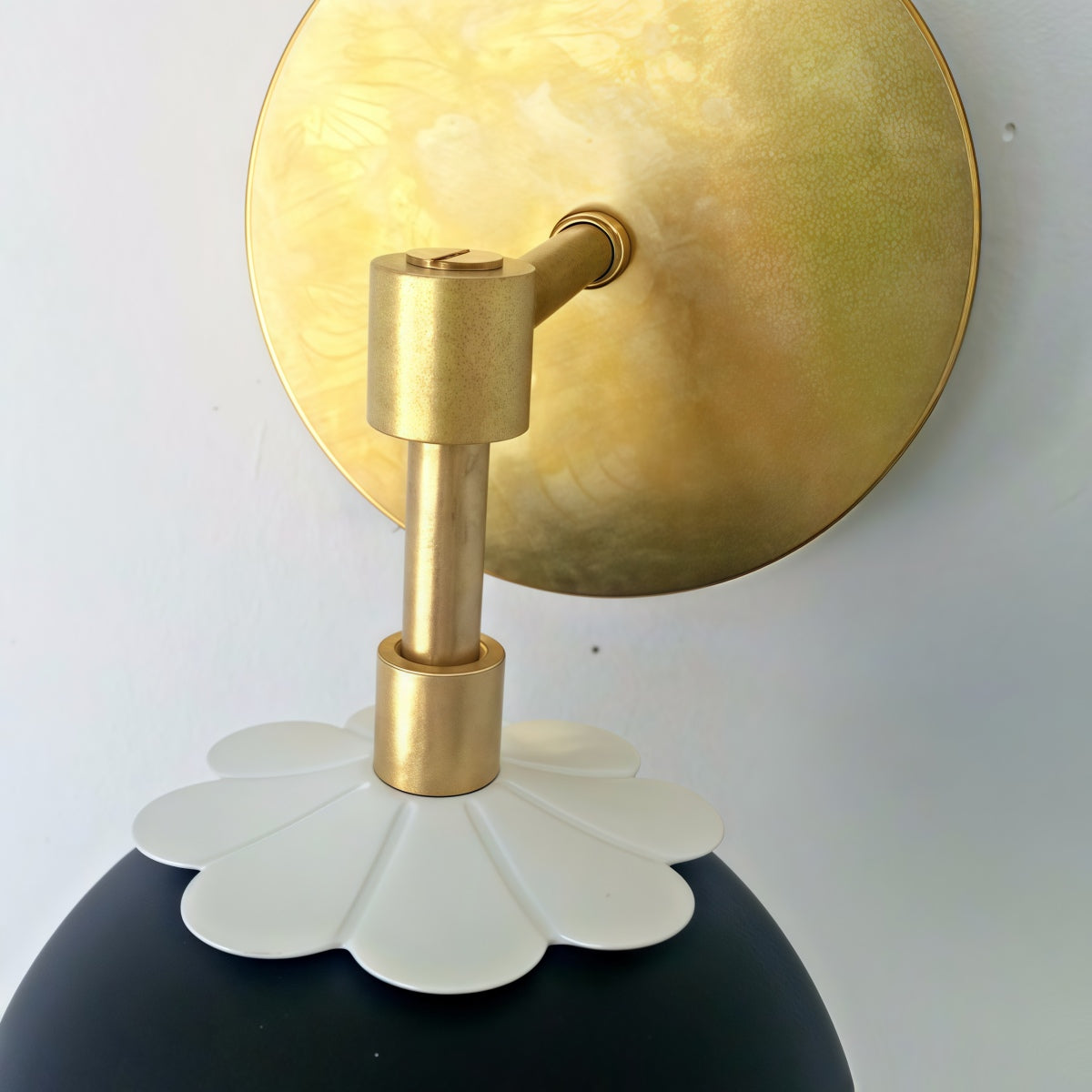 Flower Wall Sconce - Brass & Chrome Options, Cozy Home Lighting