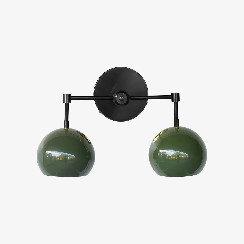 Spring Green Shades Sconce - Double Bubble Pop Vanity Wall Light