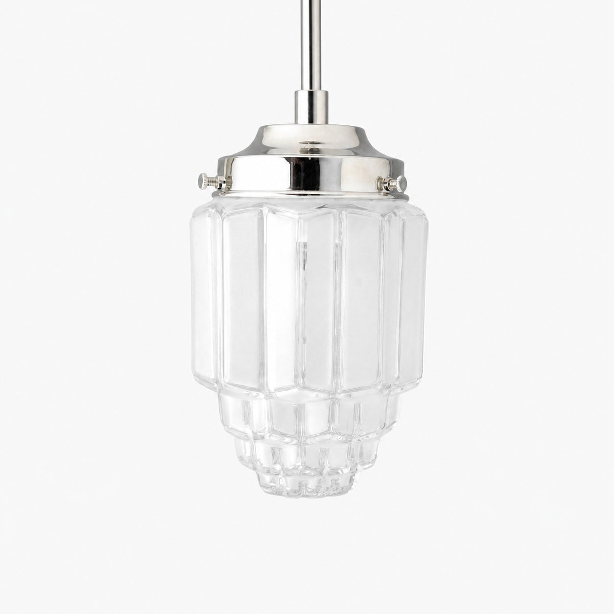 Tierlux Glass Pendant Light - Art Deco Globe Design