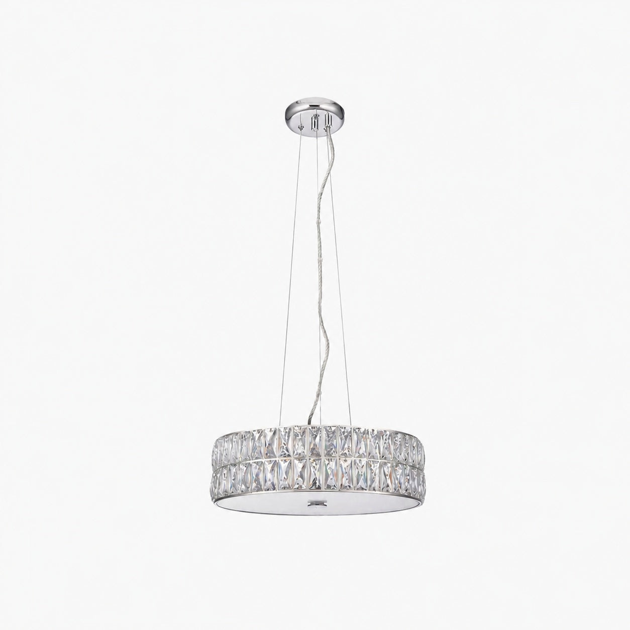 Glomara Style Geometric Crystal Pendant Light – Glamorous Dining Room Centerpiece