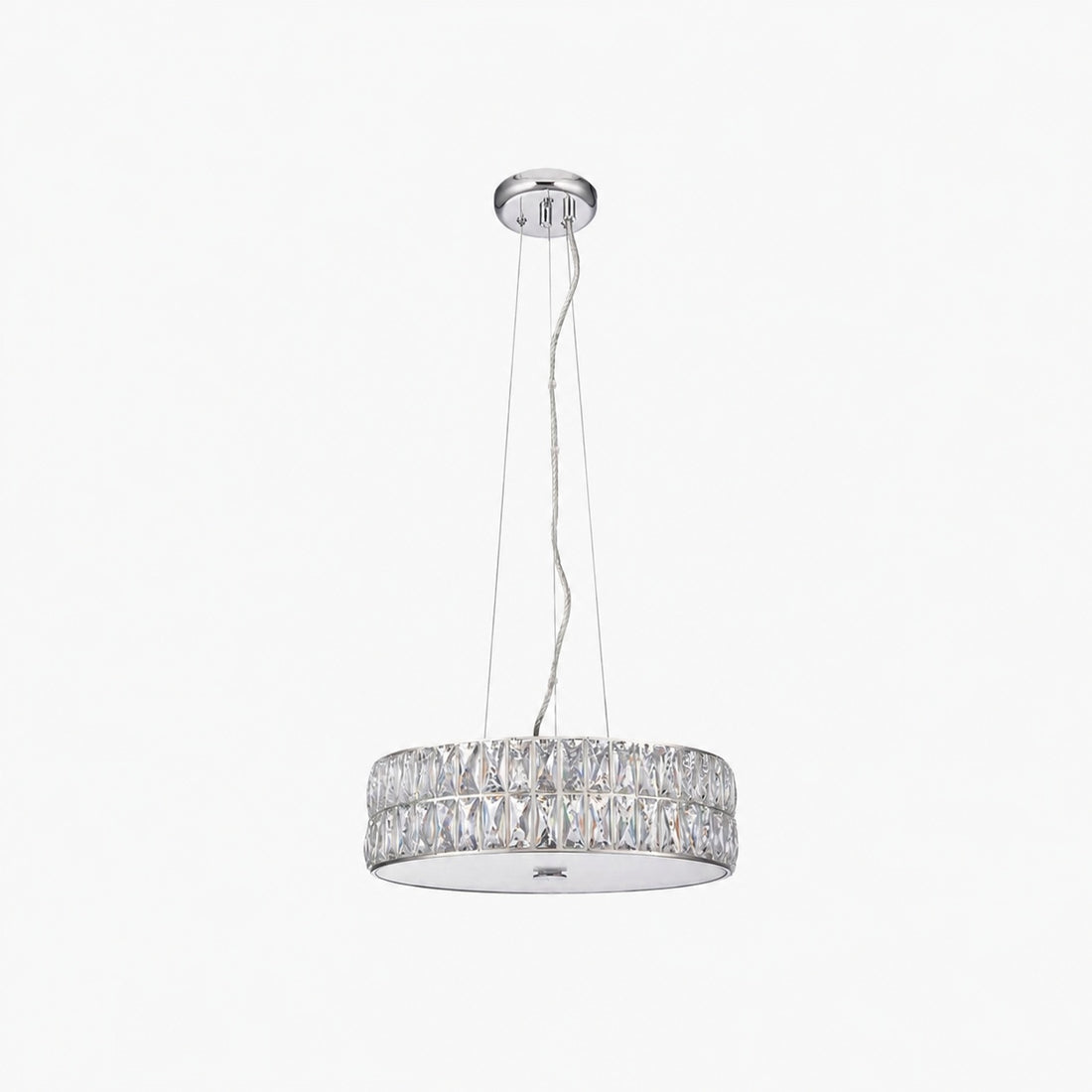 Glomara Style Geometric Crystal Pendant Light – Glamorous Dining Room Centerpiece