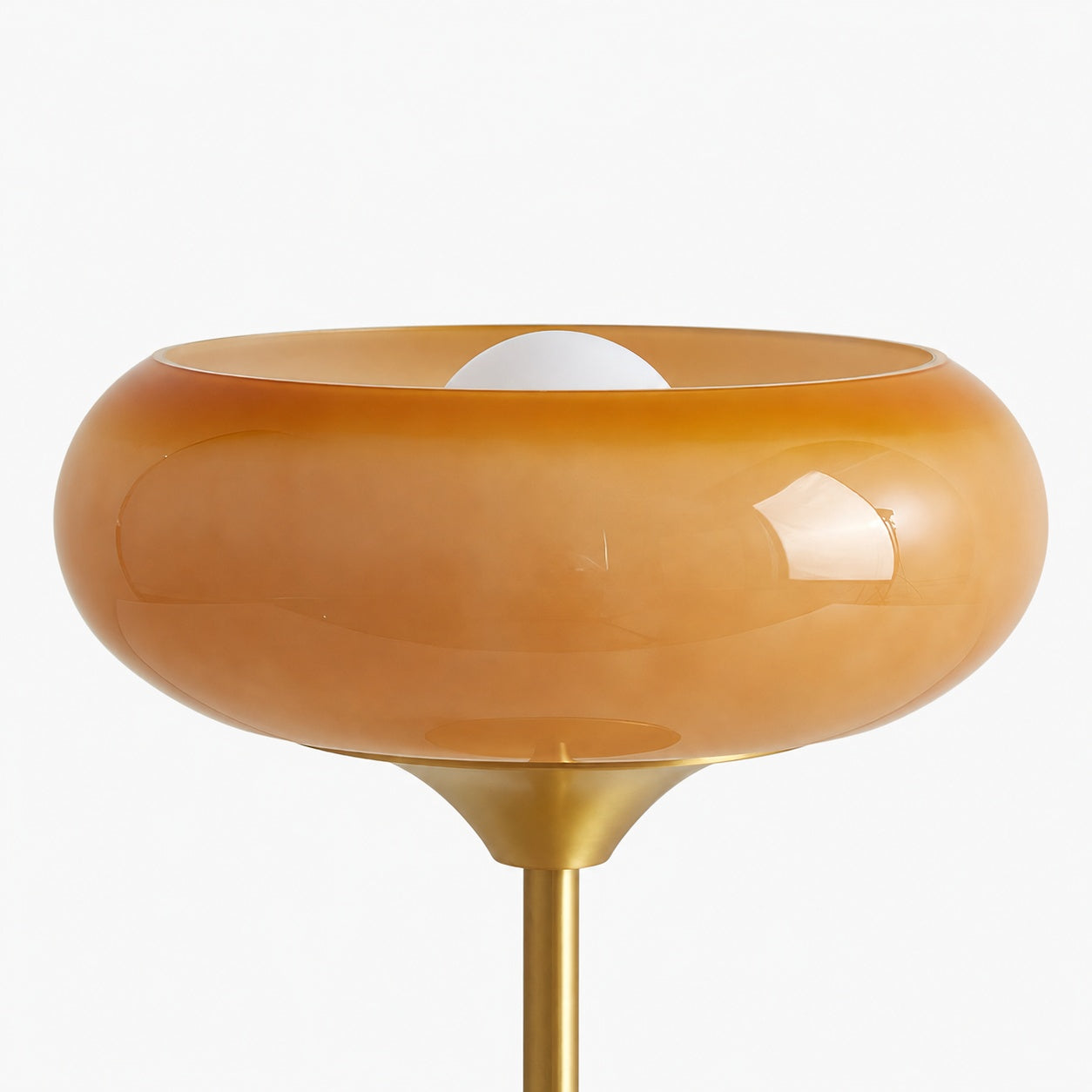 Egg Tart Glass Table Lamp