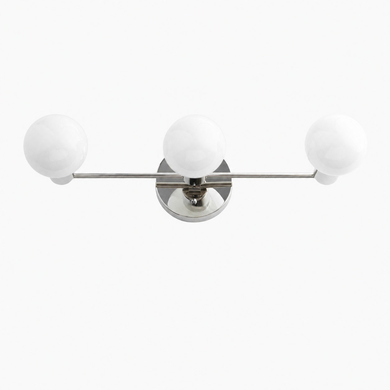 Glorica Glass Mid Century Modern Vanity Light - 3 Light Wall Fixture