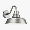 Korvi Outdoor Metal Sconce - Aluminum Pewter Wall Light