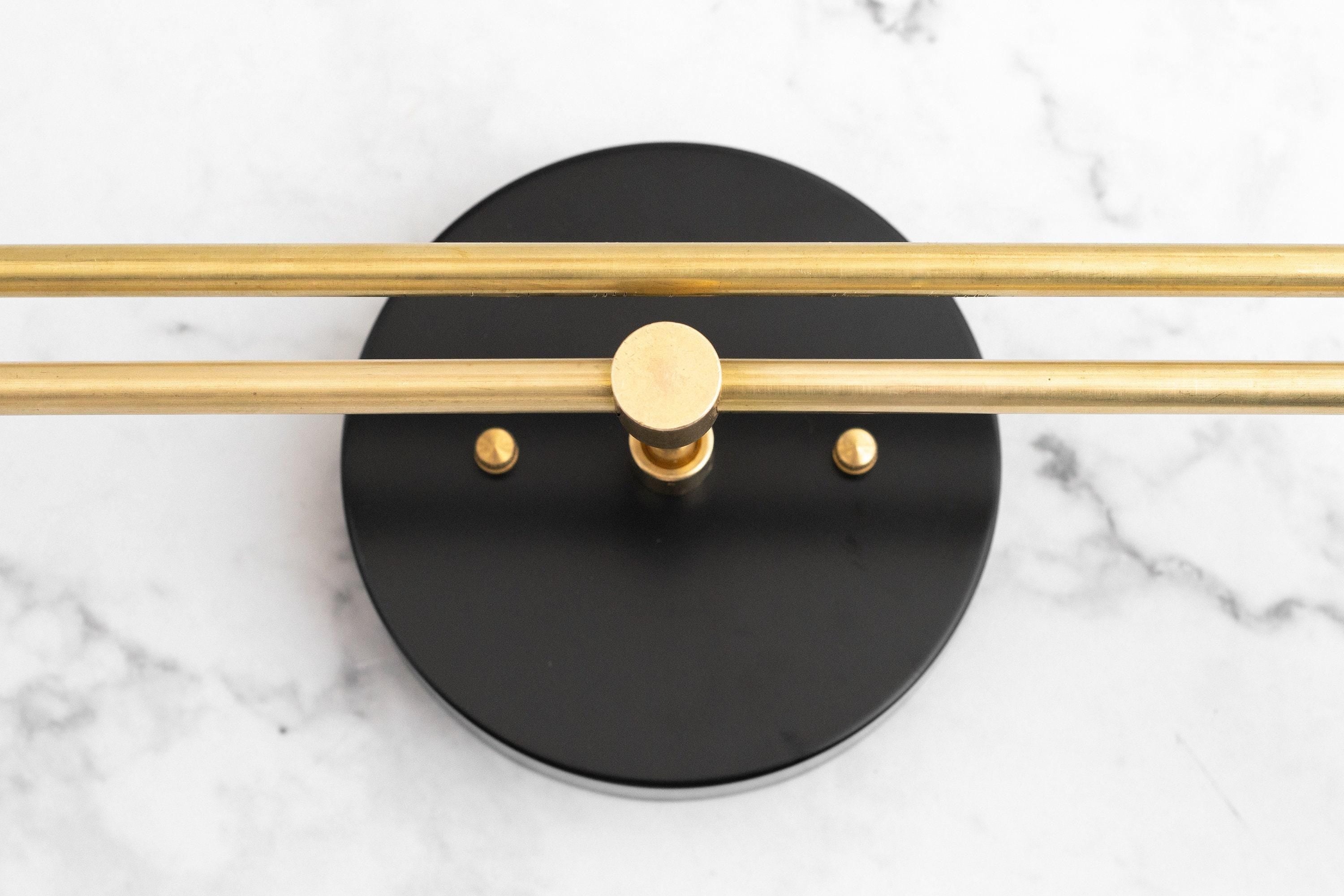 Lumen Elegant Multi Light Vanity Fixture – Art Deco Inspired Bathroom Wall Lamp