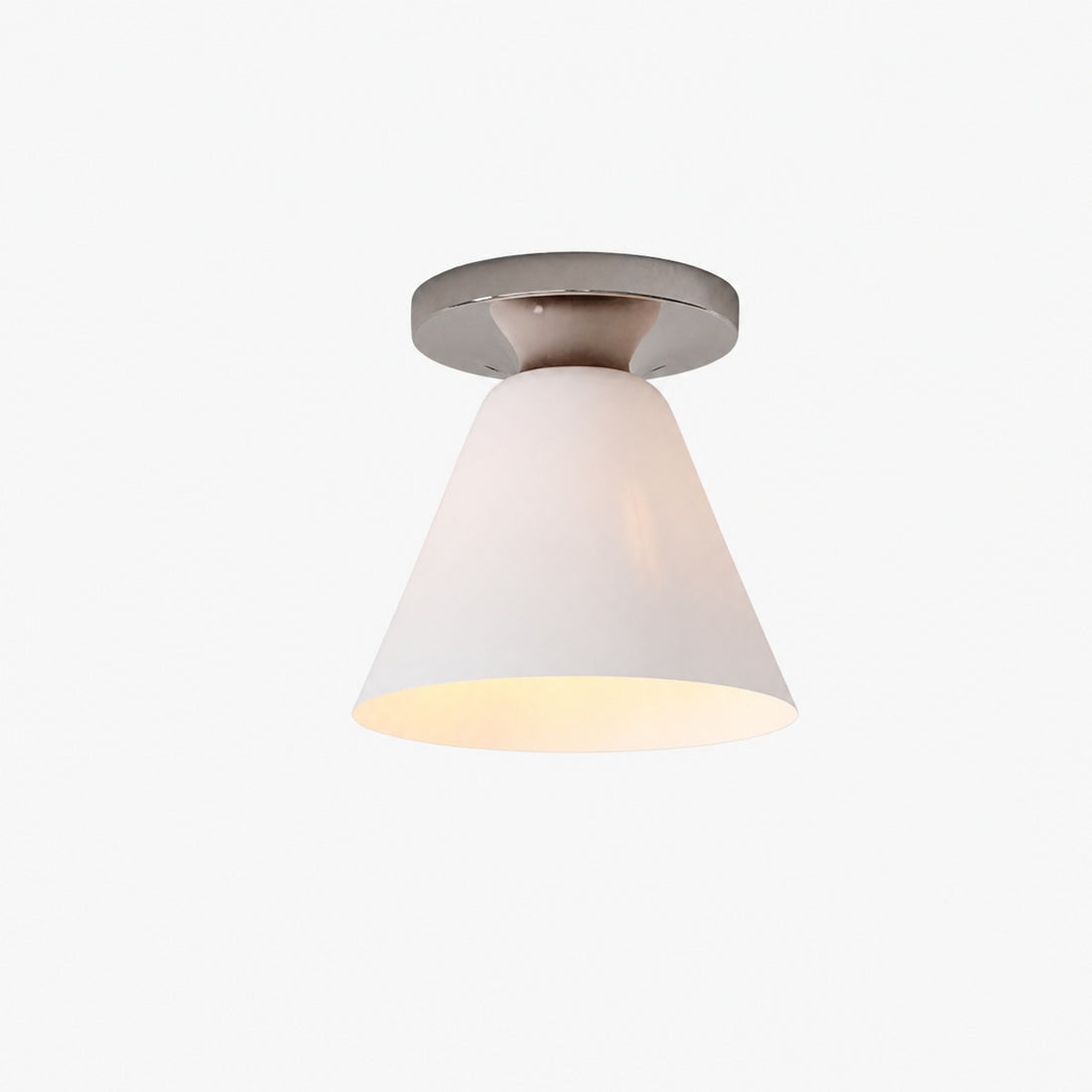 Conica Cone Flush Mount – Glass Ceiling Light for Modern Spaces