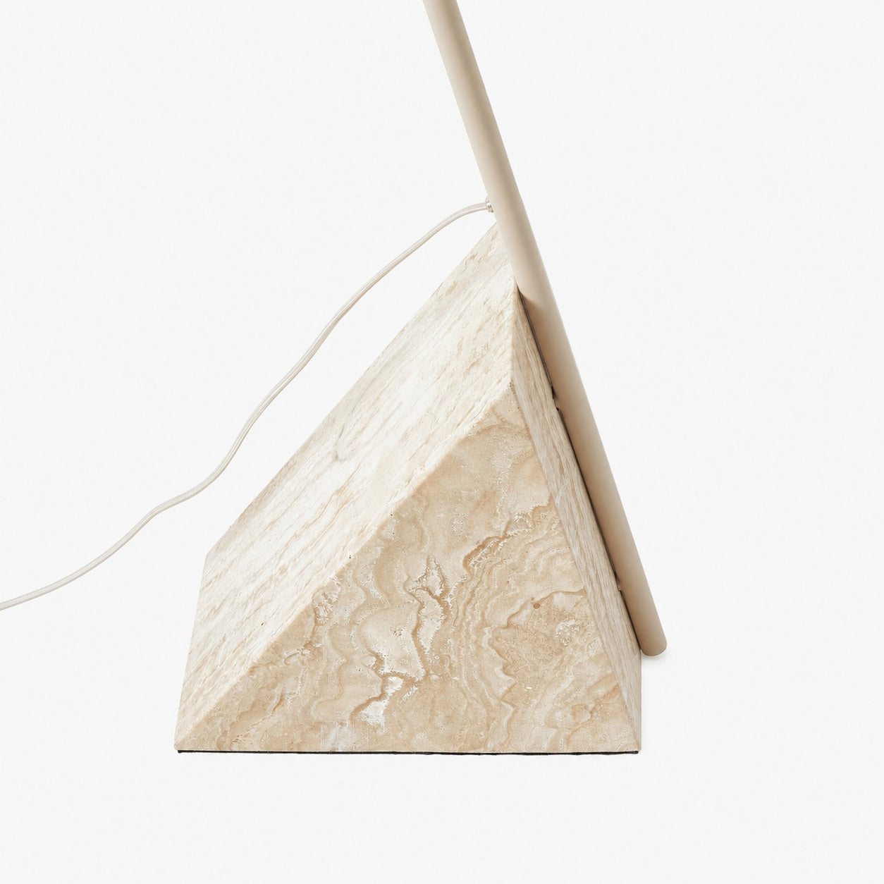Grande Travertine Floor Lamp
