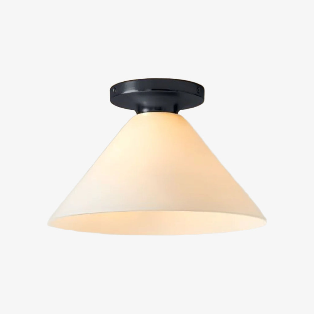 Conica Cone Flush Mount – Glass Ceiling Light for Modern Spaces
