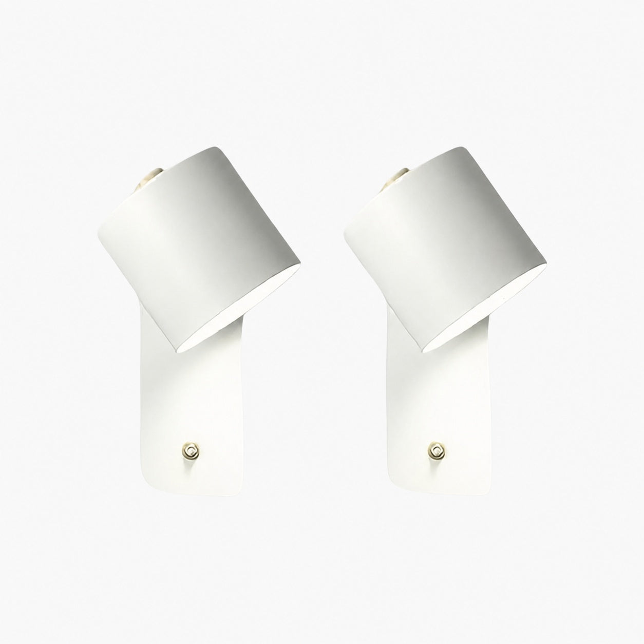 Volyne Adjustable Swivel Cylinder Wall Sconce - Minimalist Metal Wall Lamp for Bedroom and Reading Area