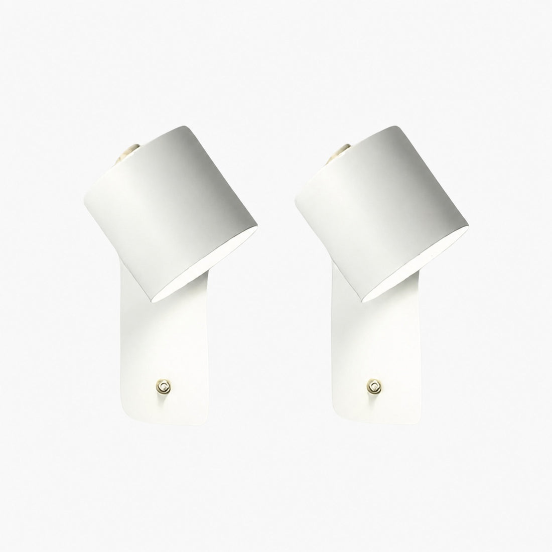 Volyne Adjustable Swivel Cylinder Wall Sconce - Minimalist Metal Wall Lamp for Bedroom and Reading Area