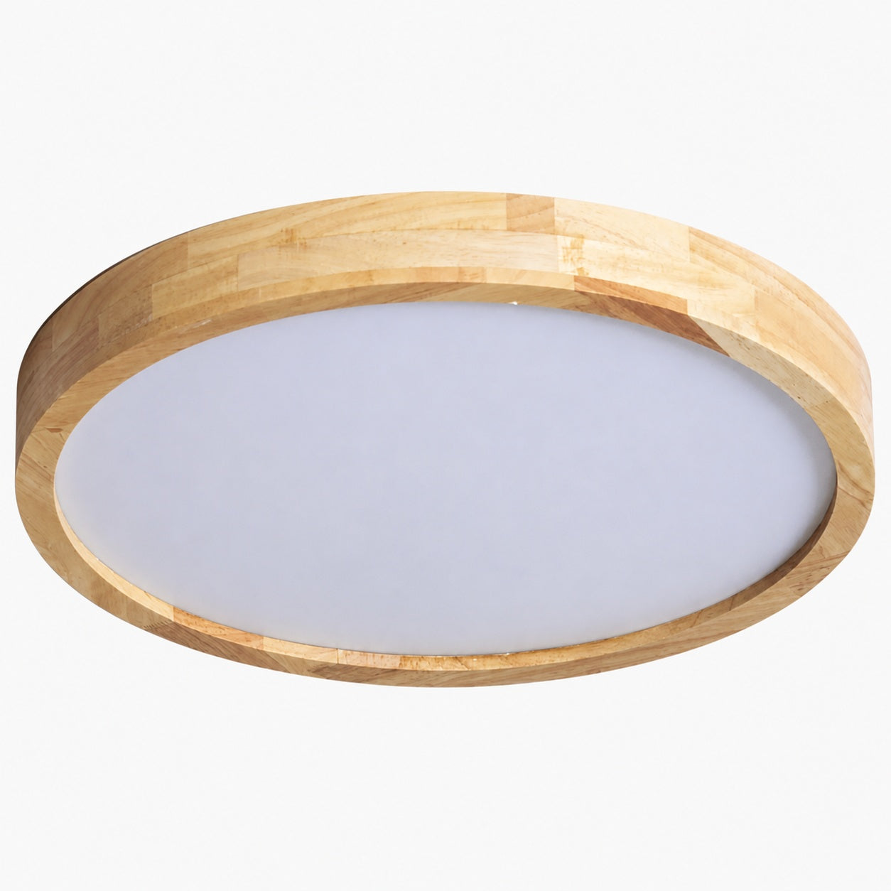 LignoForma Geometric Shape Ceiling Light - Contemporary Wood LED Ceiling for Bedroom and Lounge