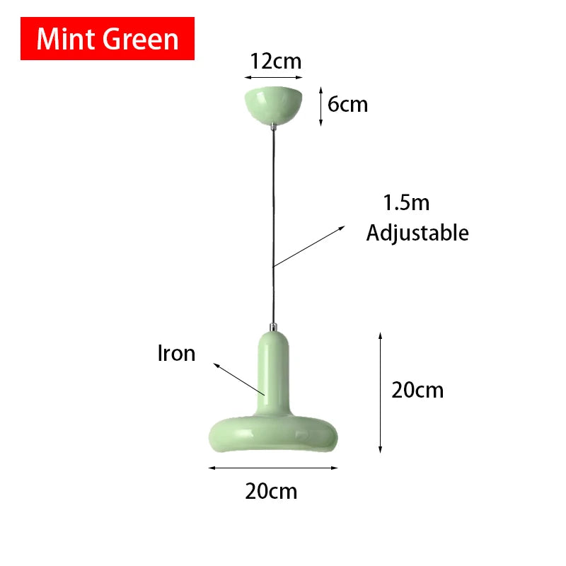 Scandinavian Macaron Pendant Lamp