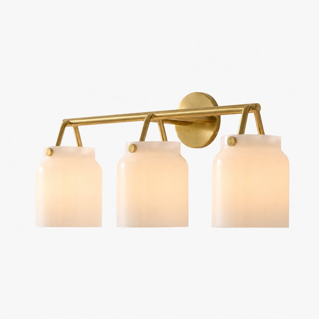 Hanton Modern 3-Light Wall Sconce - Metal Bathroom Fixture