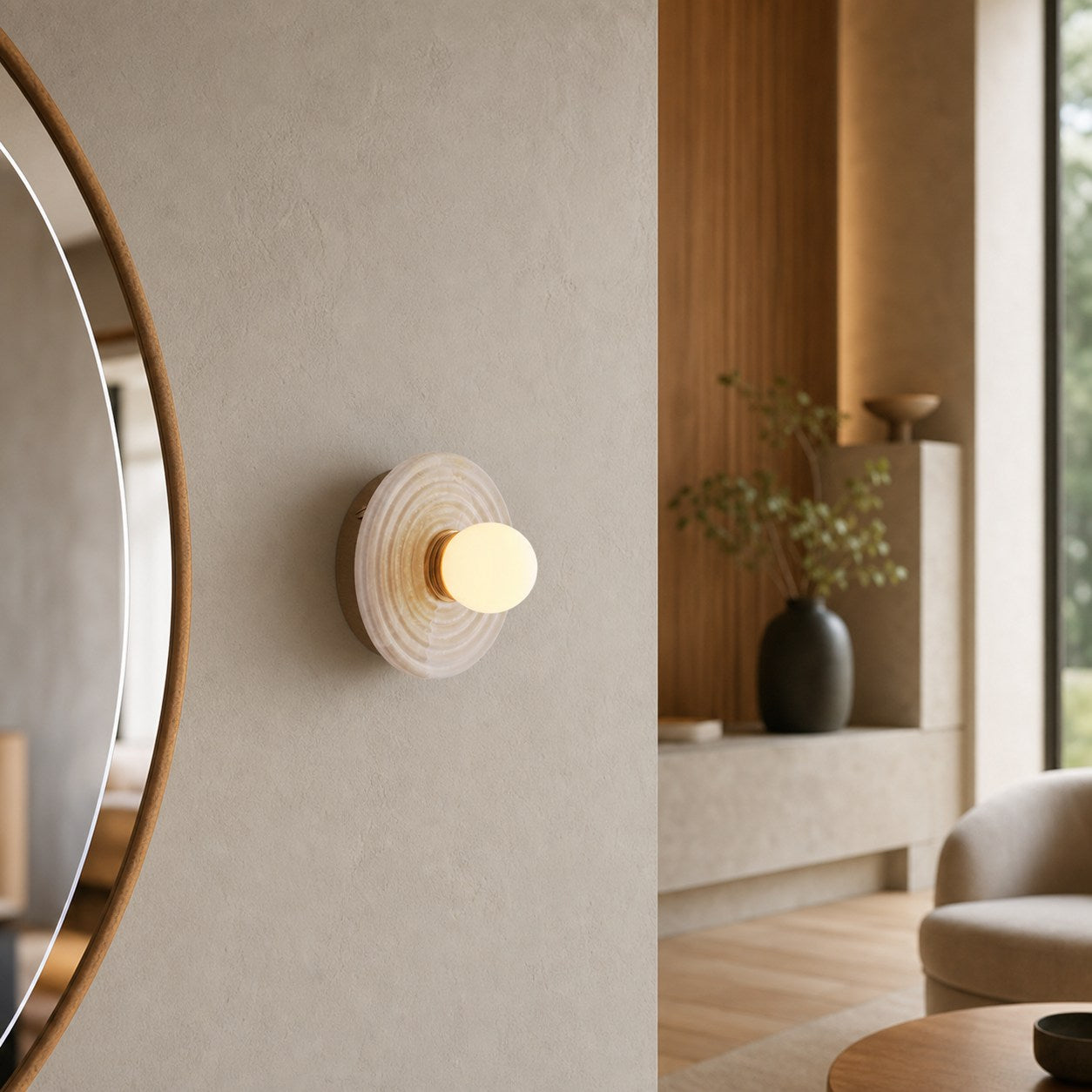 Leigha Alabaster Wall Lamp