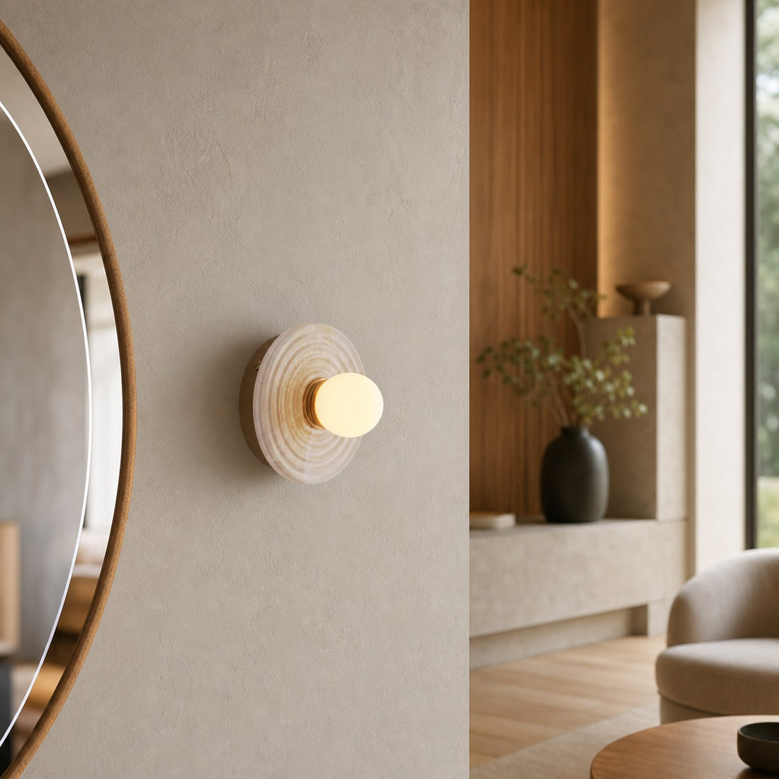 Leigha Alabaster Wall Lamp