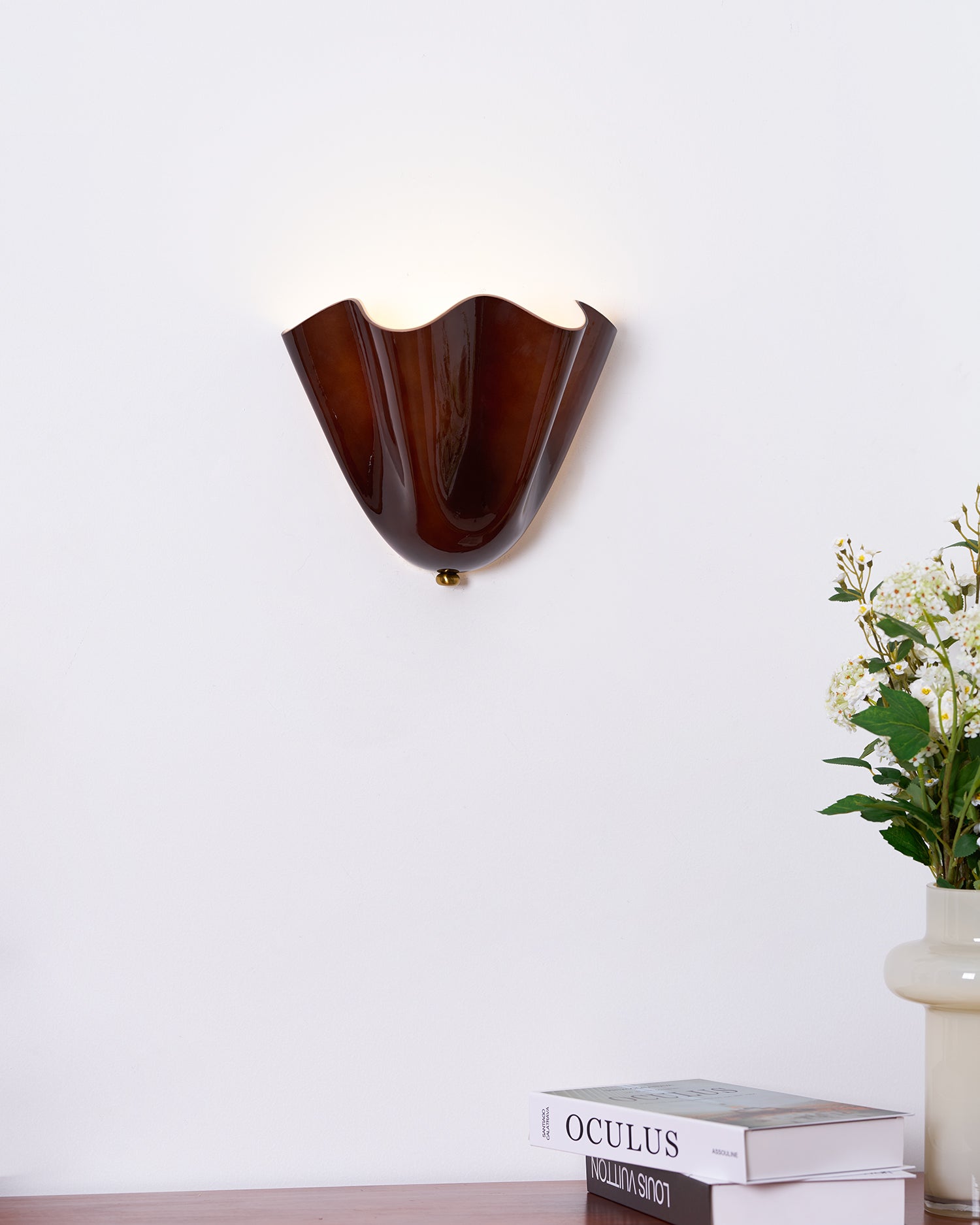 Bellina Modern Wall Light - Artisanal Glass Vera Lamp for Interior Decor