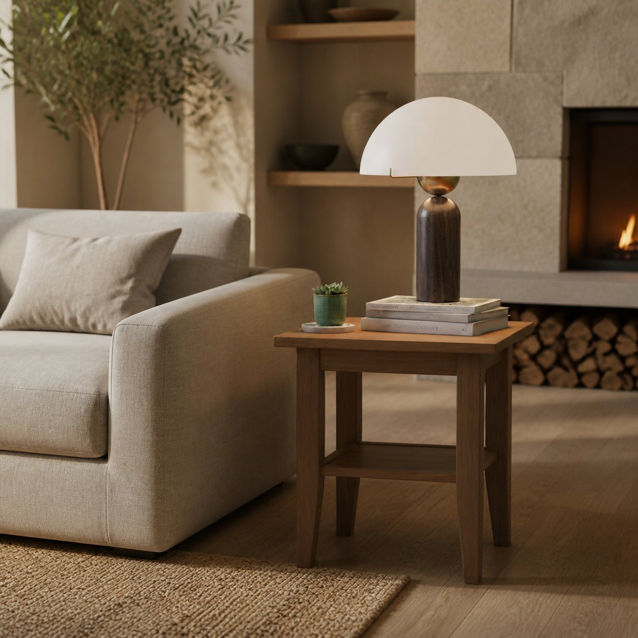 Peono Alabaster Table Lamp