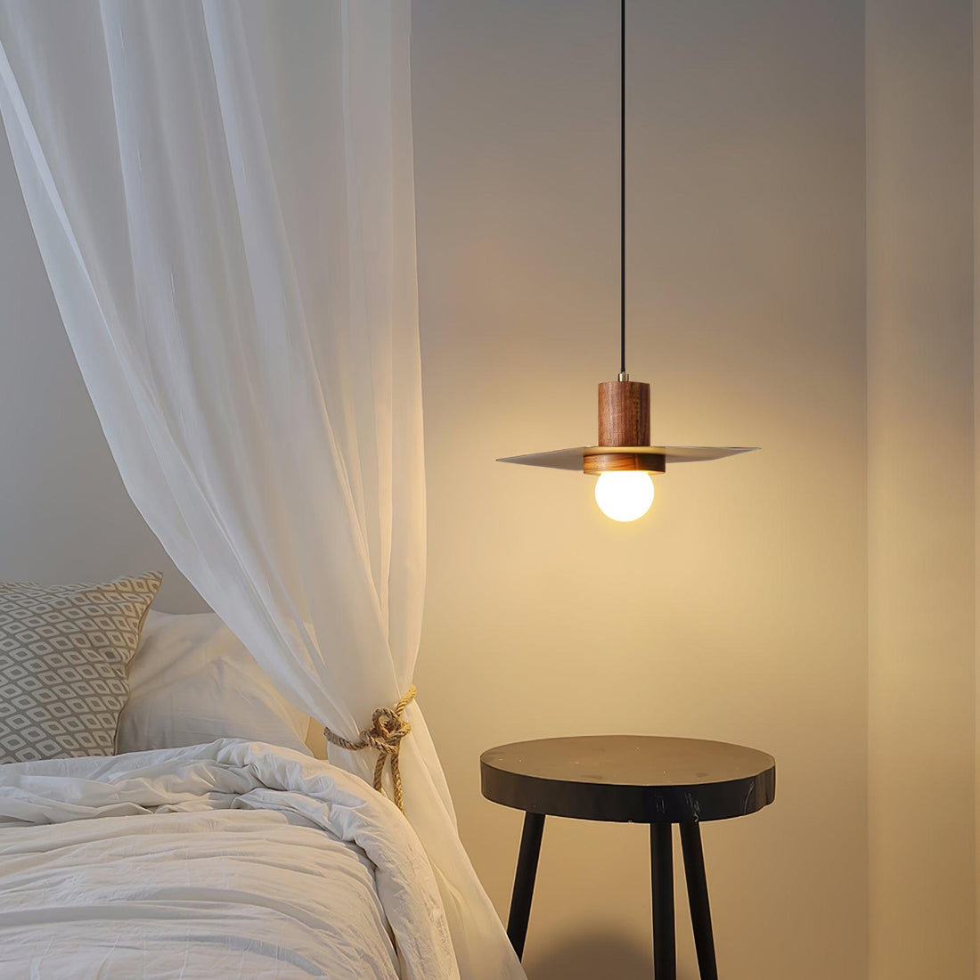 Walnut Copper Jupiter Pendant Lamp
