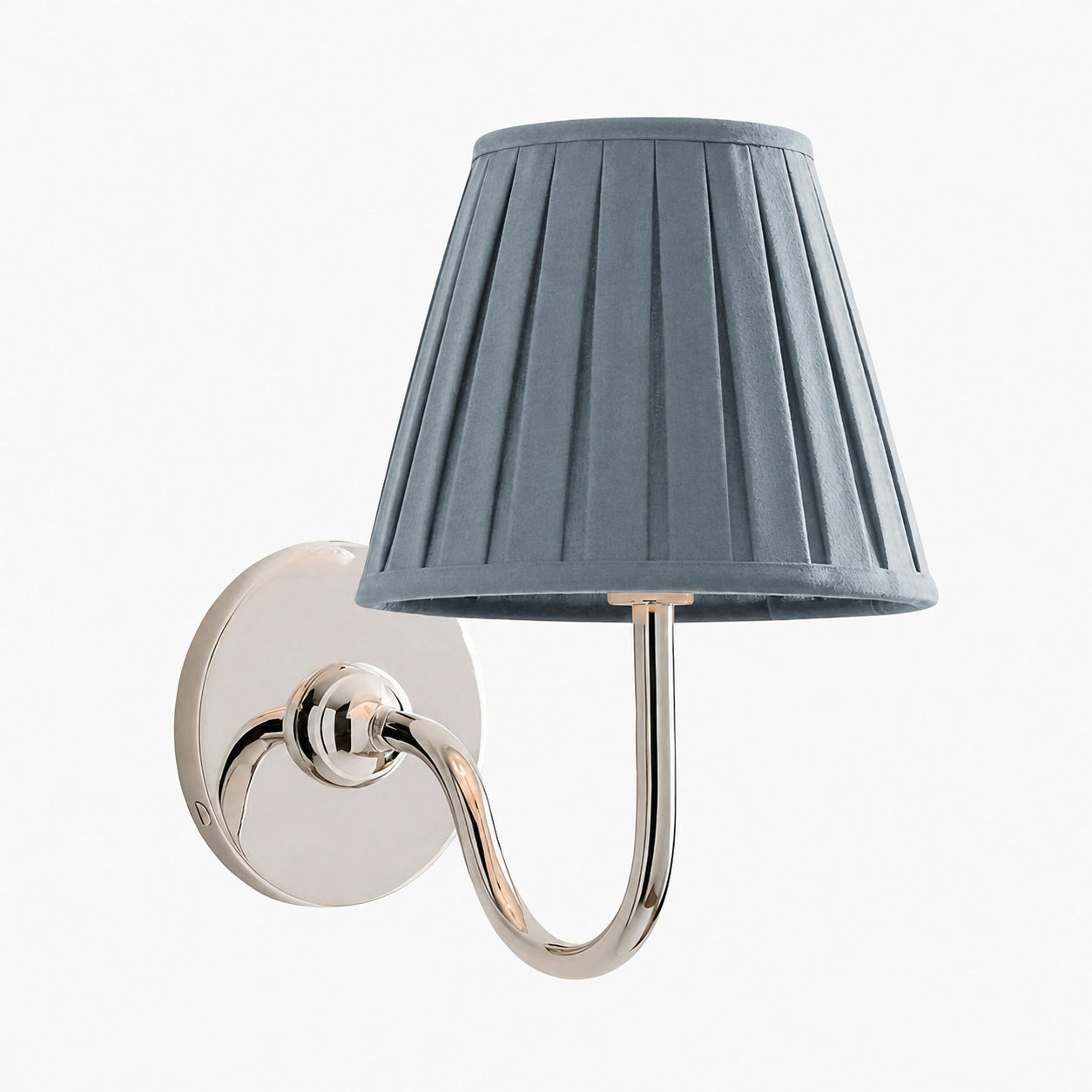 Luvora Vintage Pleated Shade Wall Lamp - Modern Brass Linen Wall Lighting