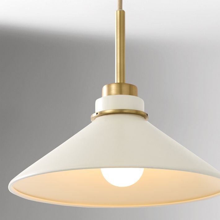 Aurenza Modern Farmhouse Pendant Light - Adjustable Shade for Warm Ambiance