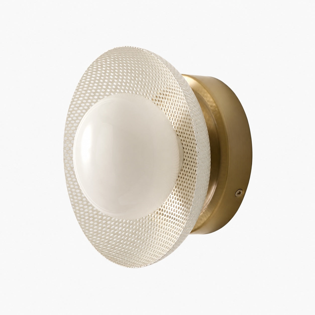 Elorina Sconce Wall Light - Textured Metal or Glass Shade