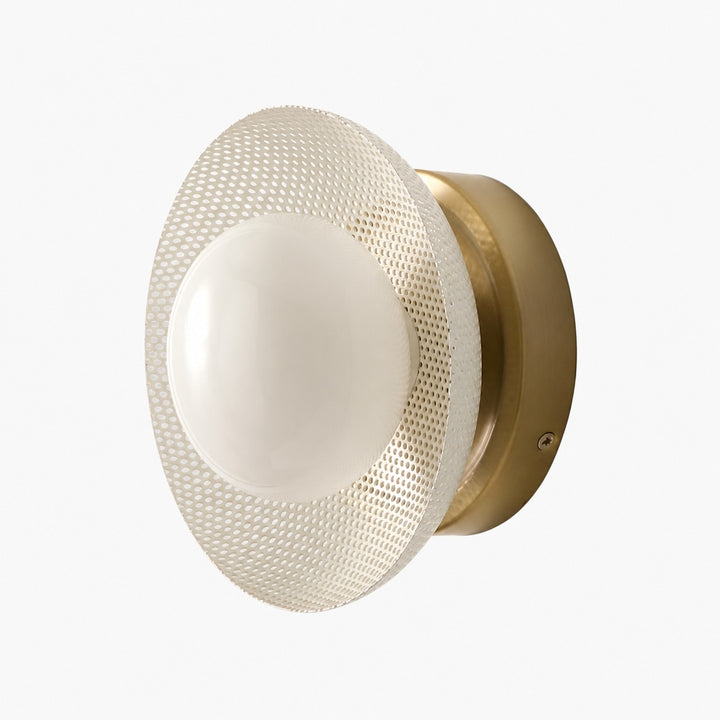 Elorina Sconce Wall Light - Textured Metal or Glass Shade