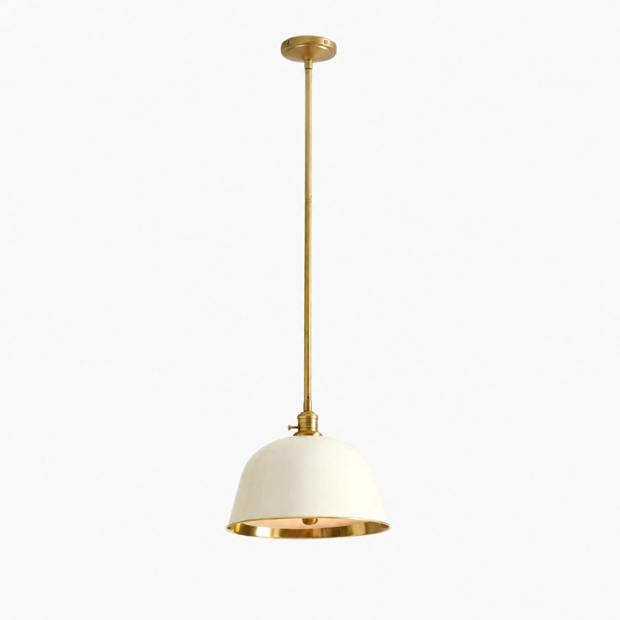 Lirra Metal Dome Pendant Light – Industrial Silhouette Lamp for Kitchens
