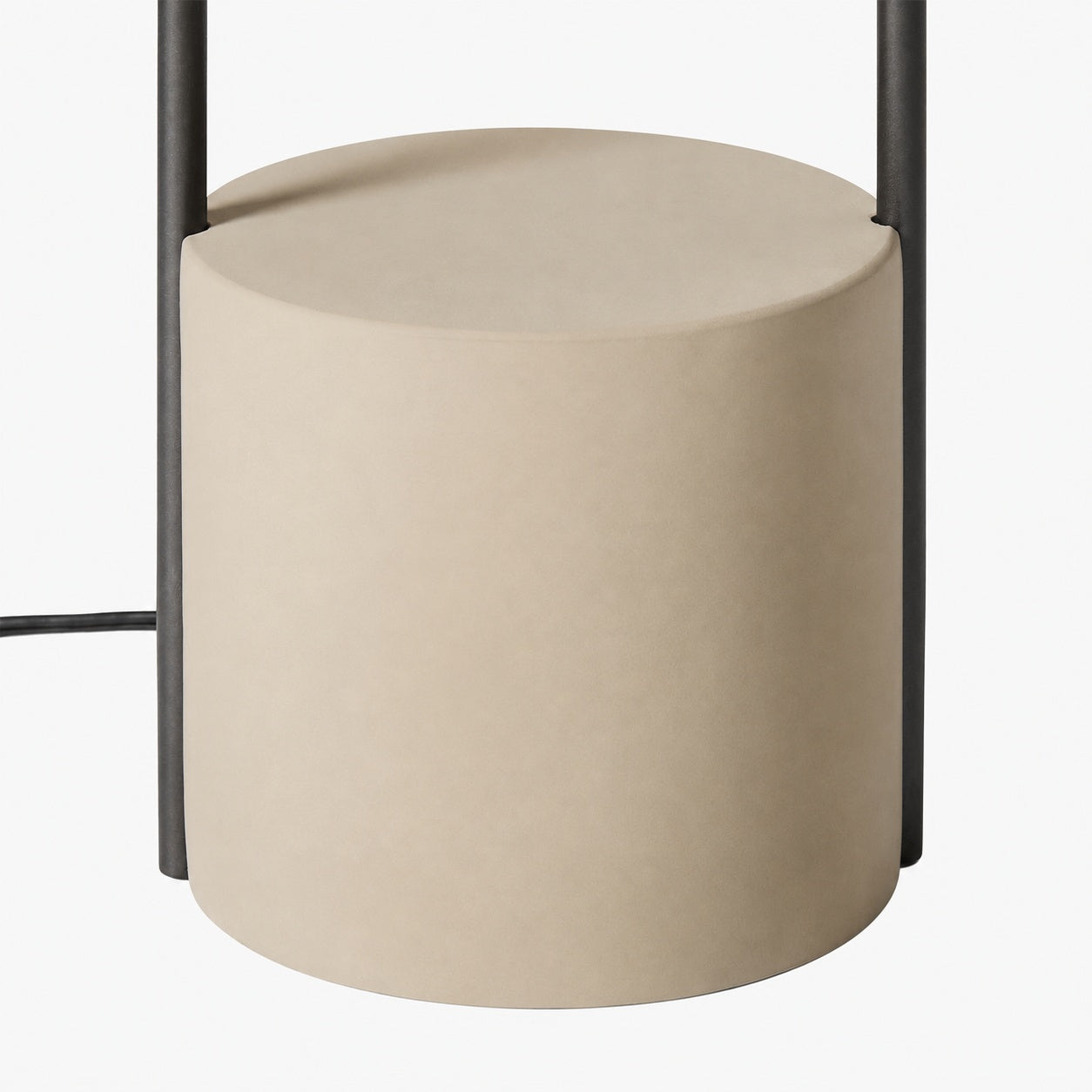 Luma Minimalist Industrial Table Lamp and Floor Lamp – Metal Frame with Soft Fabric Shade for Home and Office