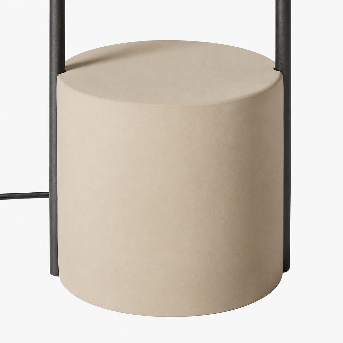 Luma Minimalist Industrial Table Lamp and Floor Lamp – Metal Frame with Soft Fabric Shade for Home and Office