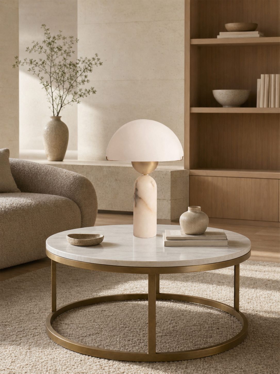 Peono Alabaster Table Lamp