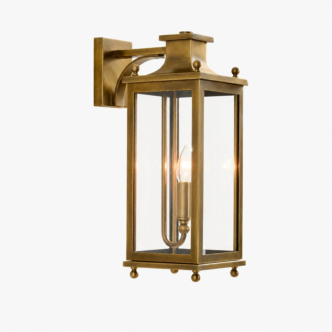 Yolvira Outdoor Wall Light Sconce - Versatile Metal Lantern