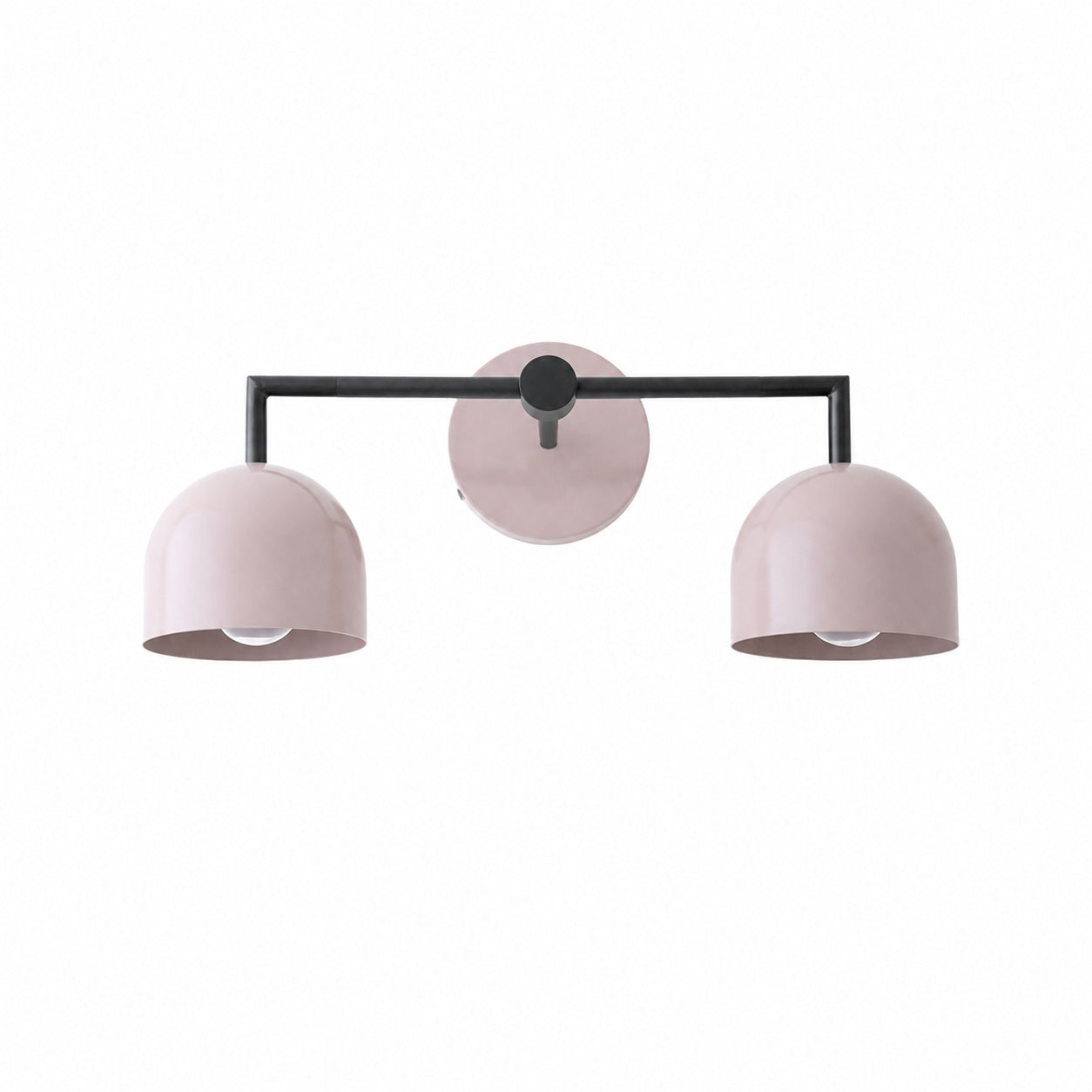 Metio Dome Farmhouse Vanity Wall Light Colorful Metal Sconce