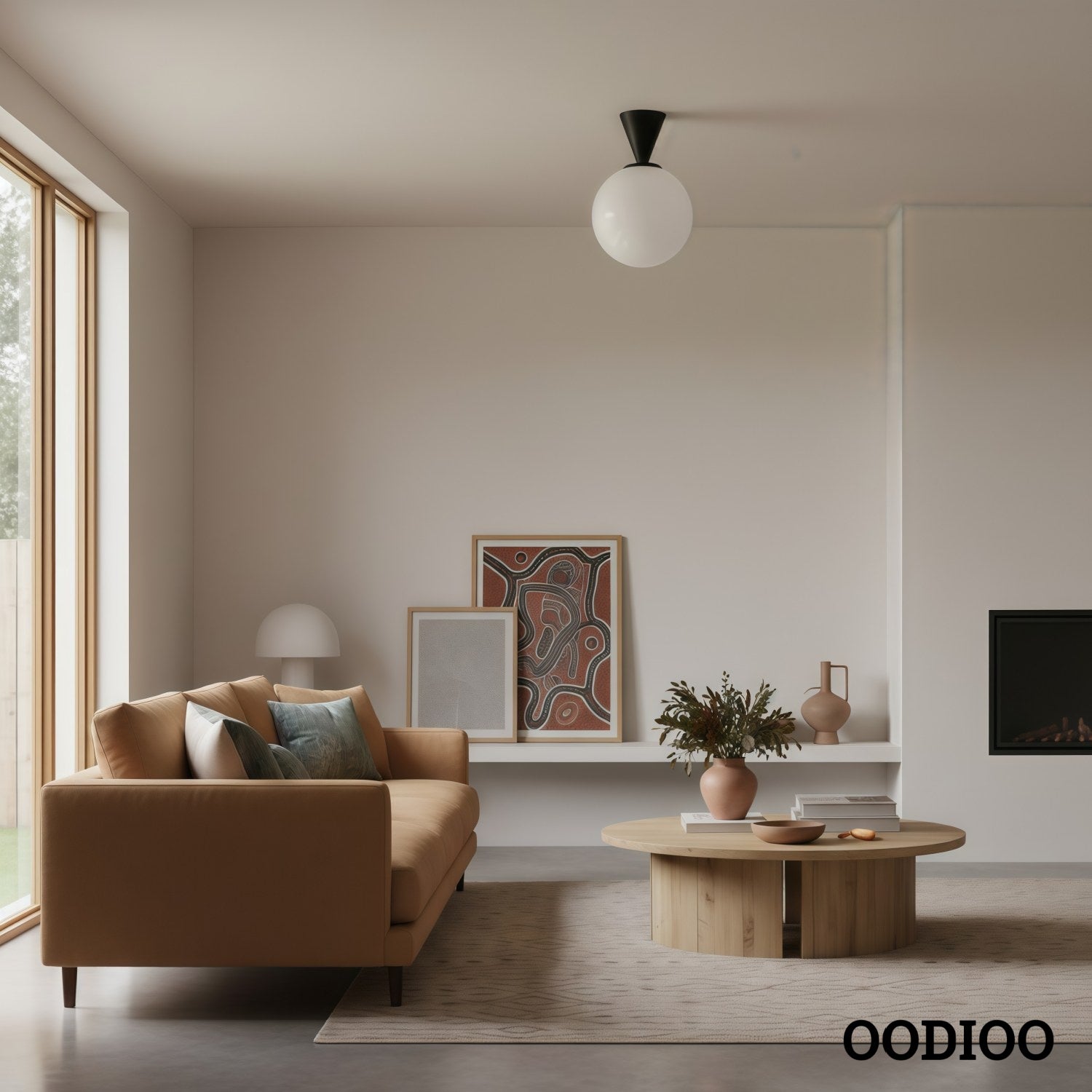 Ulvara Contemporary Round Ceiling Light – Sleek Flush Mount Fixture for Modern Interiors